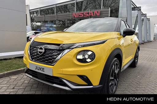 Nissan Juke 1.6 Hybrid N-Design | NIEUW | INCL. EUR € 6.000 VOORRAADKORTING VRAAG NAAR DE VOORWAARDEN | Nav., 19", Cruise ctrl, Climate ctrl, Achteruitrijcamera, Keyless entry