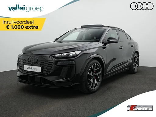 Audi Q6 e-tron Sportback 100 kWh 428 pk quattro S edition | Sportstoel S plus leder zwart | Adaptieve luchtvering | Augmented Reality head-up display |