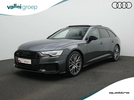 Audi A6 Avant 55 TFSI e Quattro S edition Competition / S-Line | panorama roof | trailer coupling | Valcona leder | Matrix LED | Geheugenstoel | Head-up display | 360 camera