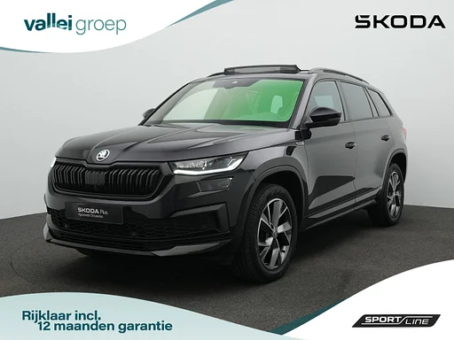 Skoda Kodiaq 1.5 TSI 150 pk DSG Sportline Business | Panoramadak | Trekhaak | Matrix LED | Canton Sound | Achteruitrijcamera | Elektrische achterklep | Stuur-/stoelverwarming
