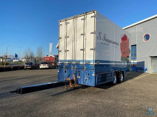 Tracon UDEN TM.180 / NL TRAILER / THROUGH-LOADING SYSTEM / ISOLATED / ALCOA / PLATFORM 2000 KG / 2003