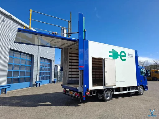 MAN E-TGL 8.180 / 100% ELECTRIC / ONLY:1852 KM / 150KW / 75 KM RANGE / NL MOVING TRUCK / LOADING PLATFORM / STAMPS / AUTOMATIC / 2010