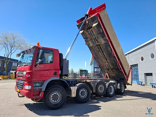 Ginaf X 5450 S / 10X8 / 2XBIG AXLE / NL TRUCK / 4XSTEERING AXLE / LIFT AXLE / TUV:14-05-2026 / TIPPER / MANUAL / EURO-5 / 2009