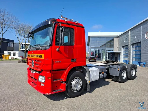 Mercedes-Benz Actros 3351 V8 / 6X4 / !! 182393 KM !! / RETARDER / 2XBIG AXLE / PTO / FULL-STEEL / DRUM BRAKES / AIRCO / 2008