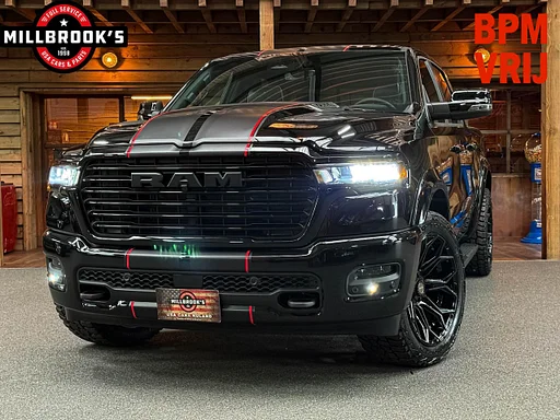 Dodge RAM 1500 Laramie Sport Hurricane ALL-IN, Widebody, Black Edition, LPG, Bakflip, Panoramadak, Adaptieve cruise control