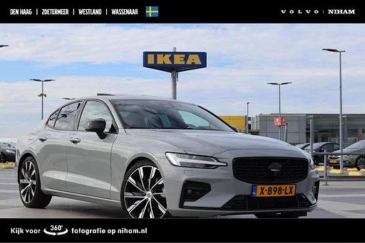 Volvo S60 -PANO.DAK|HARMAN/KARDON|HEAD-UP DISP.|MEMORY-SEATS|360°CAM|20"|BLACK.BADGE|SPORTCHASSIS B4 (M-HYBRID) PLUS DARK