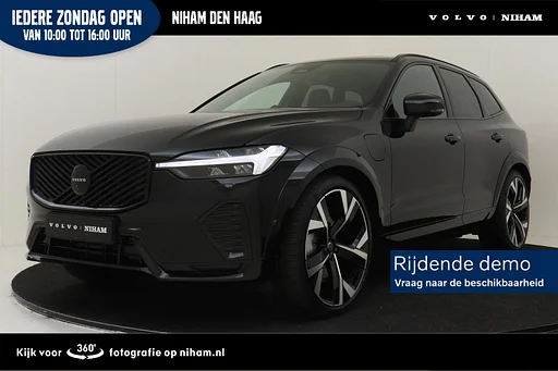 Volvo XC60 II T6 PLUG-IN HYBRID AWD ULTRA DARK BLACK EDITION -PANO.DAK|BOWERS&WILKINS|GEVENT.LEDER+MASSAGE|LUCHTVERING|360°CAM|HEAD-UP DISP.|GELAAGD.GLAS|22"