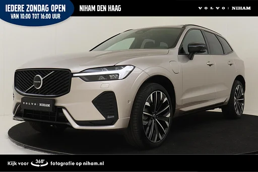 Volvo XC60 II T6 PLUG-IN HYBRID AWD ULTRA DARK *NIEUW!* -PANO.DAK|HARMAN/KARDON|HEAD-UP DISP.|360°CAM|PRIVACY.GLAS|ZWARTE.HEMEL|TREKHAAK|21" *NW.PRIJS €81.493,-*