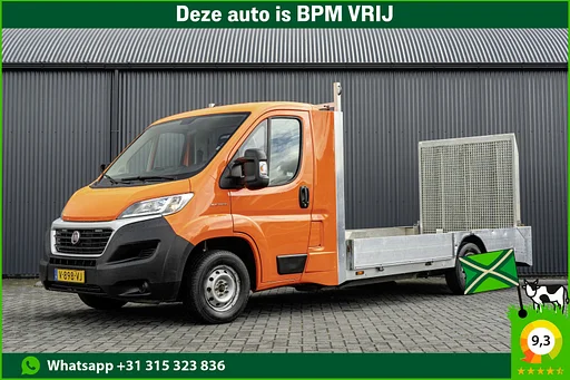 Fiat Ducato 2.3 Open laadbak with oprijplaat | 131PK | Euro 6
