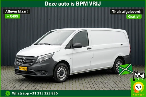 Mercedes-Benz Vito 116 CDI L2H1 | 160PK | Camera | Carplay | PDC | Cruise | Stoelverwarming | Airco
