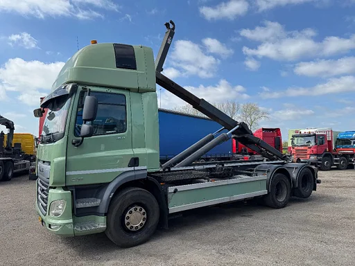 DAF CF 450 6X2 EURO 6 VDL 21T HOOK LIFTING AXLE