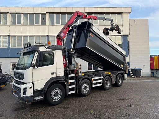 Volvo FMX 420 8X4 HMF 1643Z2 + REMOTE CONTROL + HYVA KIPPER