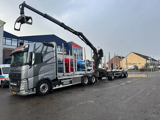 Volvo FH 500 6X4 KESLA 2110ZT CRANE + GS MEPPEL HANGER TÜV TILL 01-2027