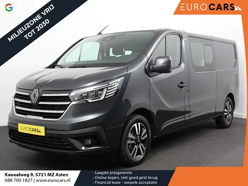 Renault Trafic 2.0 Blue dC1 150PK T29 L2H1 Extra Dubbele Cabine Navigatie Airco Lichtmetalen velgen Betimmering Trekhaak Camera Parkeer sensoren Dab