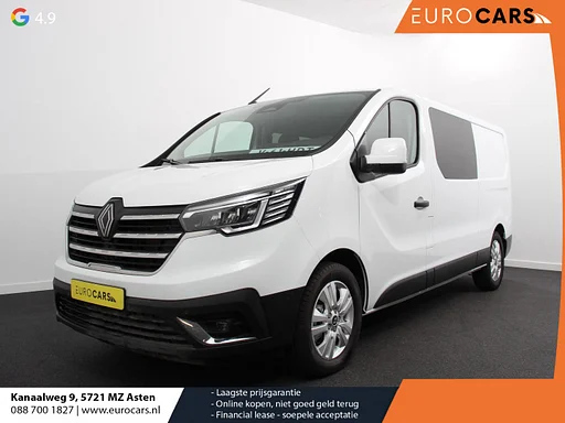 Renault Trafic 2.0 Blue dC1 150PK L2H1 Advance Dubbele Cabine Navigatie Airco Lichtmetalen velgen Betimmering Trekhaak Camera Parkeer sensoren Dab