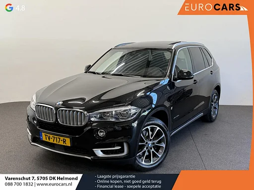 BMW X5 xDrive40e iPerformance High Executive Pano tető vontatóautó navigatie Apple Carplay Android Auto 360 fényképezőgép Adaptive Sebességtartó automatika fűtött ülések voor en achter Head-up-display Harman Kardon Dodehoek detectie Leder légkondicionáló Control tolatóradar