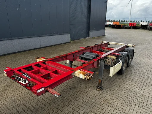 Krone 2-axle 20FT chassis, BPW + drumbrakes, airsuspension, empty weight: 3.180kg, 2x available