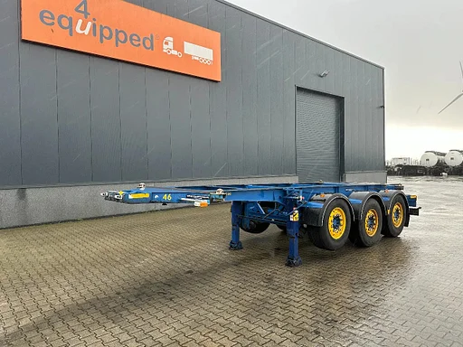 Burg 20FT/3-axles / empty weight: 3.290kg / SAF DISC / ADR (EXII, EXII, FL, OX, AT) / LIFTAXLE / NL-Chassis