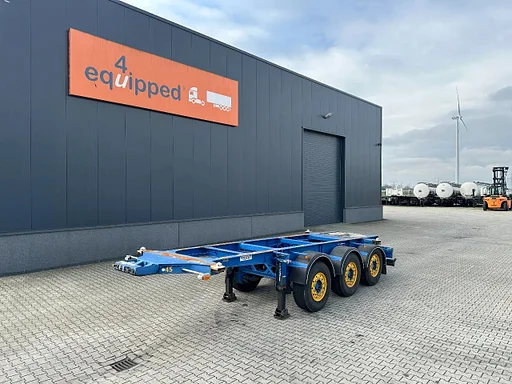 Burg 20FT/3-axles / empty weight: 3.290kg / SAF DISC / ADR (EXII, EXII, FL, OX, AT) / LIFTAXLE / NL-Chassis