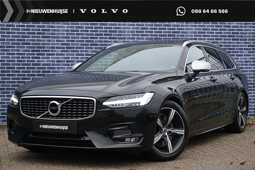 Volvo V90 2.0 T4 Business Sport | carro de reboque | Schuif/kantel Telhado de pano | BLIS | Adaptieve Controle de cruzeiro | Pilot assist | Stoel + Stuurverwarming | Leder | Elektrisch verstelbare stoelen |