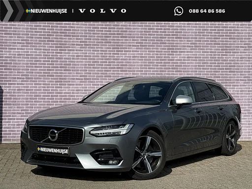 Volvo V90 2.0 T4 R-Design | Trekhaak | Stoelverwarming V+A | Adaptieve cruise | Standkachel | Stuurverwarming | BLIS | Parkeersensoren V+A | Elektr. bedienbare achterklep |