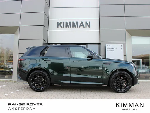 Land Rover Range Rover Sport P460e Dynamic SE PHEV | British Racing Green | 23" LM Zwarte cerchioni | Stoel/Stuurverwarming | Stoelverkoeling |