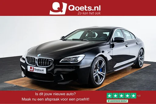 BMW M6 6-serie Gran Coupé Driving Assistant - Soft Close - Comfort Access - Elektrisch verwarmde stoelen voor/achter - Zonnescherm achterportierramen/achterruit - Head up - Harman Kardon - Stuurwielrand verwarmd -