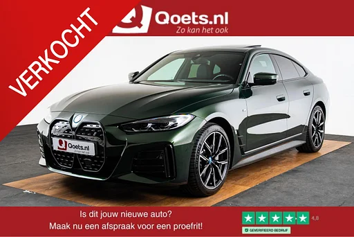 BMW i4 eDrive40 High Executive 84 kWh M Sport - Panoramadak - Active Cruise Control - Getinte ruiten - Elektrisch verwarmde voorstoelen - Comfort Acces - Ambiance verlichting - Harman Kardon -