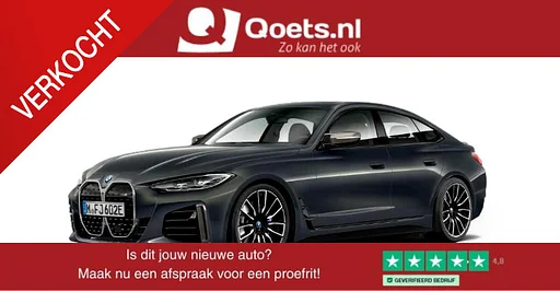 BMW i4 Schuiif/kanteldak - Elektrisch verstelbare voorstoelen/actieve stoelventilatie - Harman Kardon - Active cruise control - Parking Assistant Plus - Ambiance verlichting - M50 High Executive 84 kWh